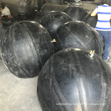 Spherical type rubber airbag